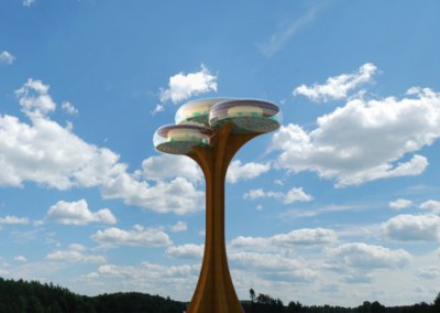 Anteproyecto para monumento al Árbol Ceiba en Malabo, Guinea Ecuatorial.